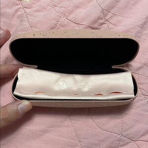 Peach Speckled Glasses Case